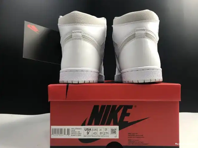 MaikeSneakers Jordan 85 High Air BQ4422-100 Neutral 1 Retro Grey 0505